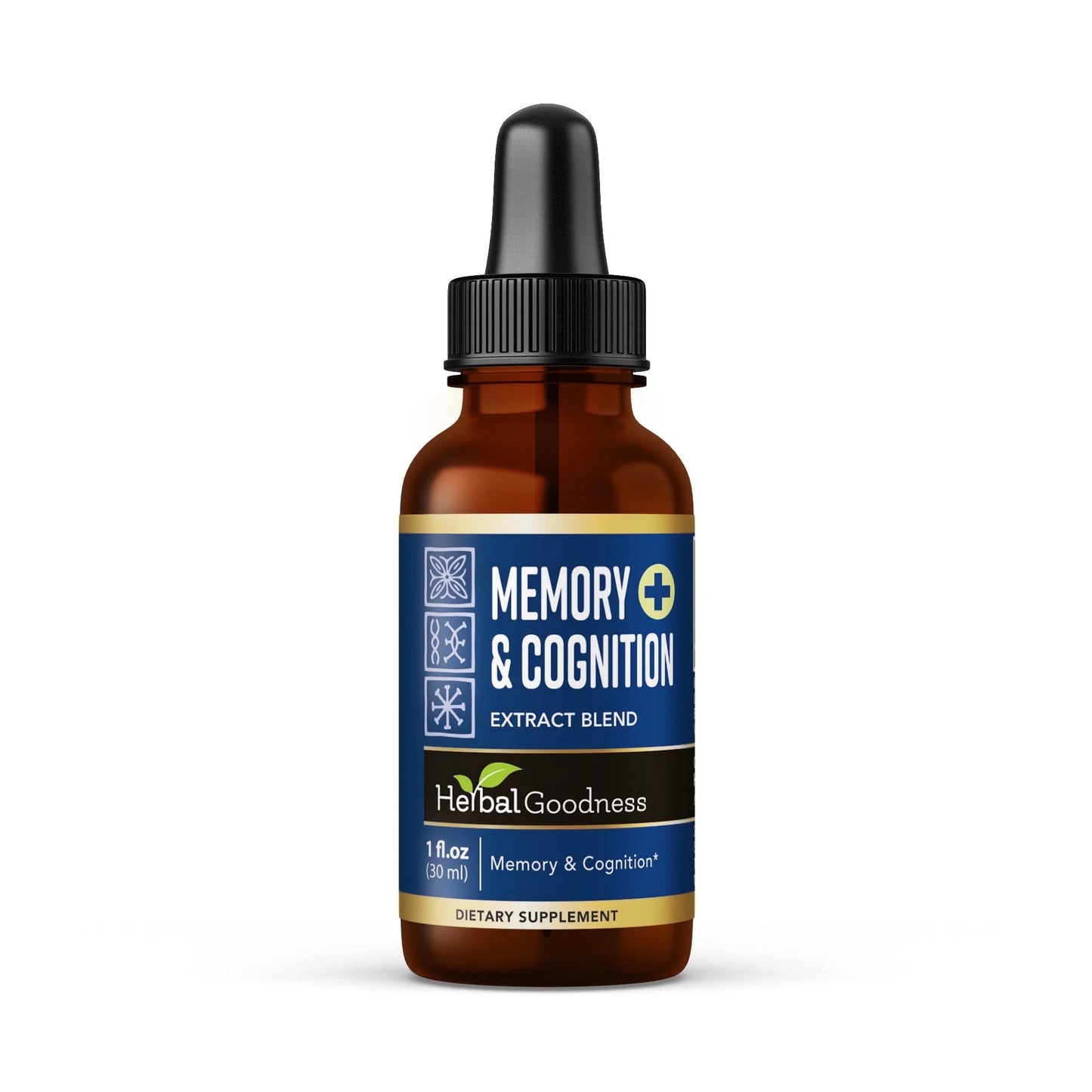 Memory and Cognition - Alpha Brain, Lions Mane Mushroom Brain Supplements for Memory and Focus - 1Oz -