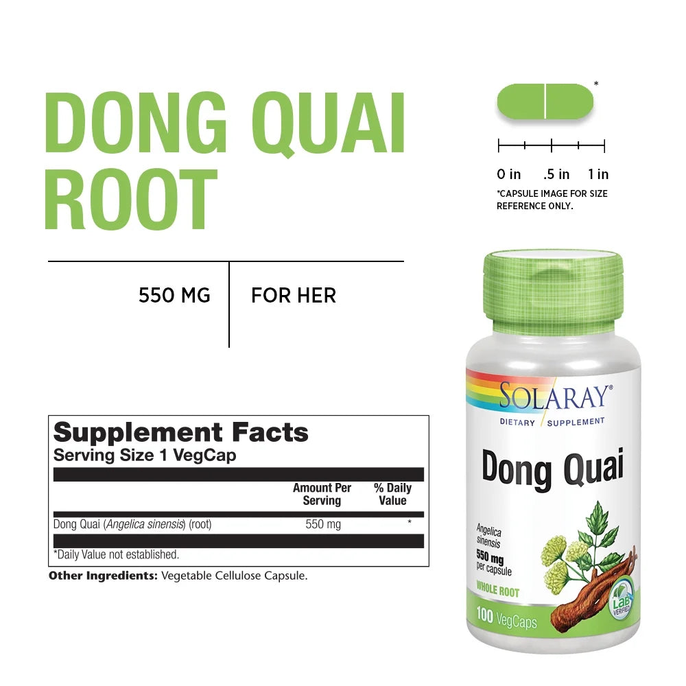 Dong Quai 550Mg 100 Capsule