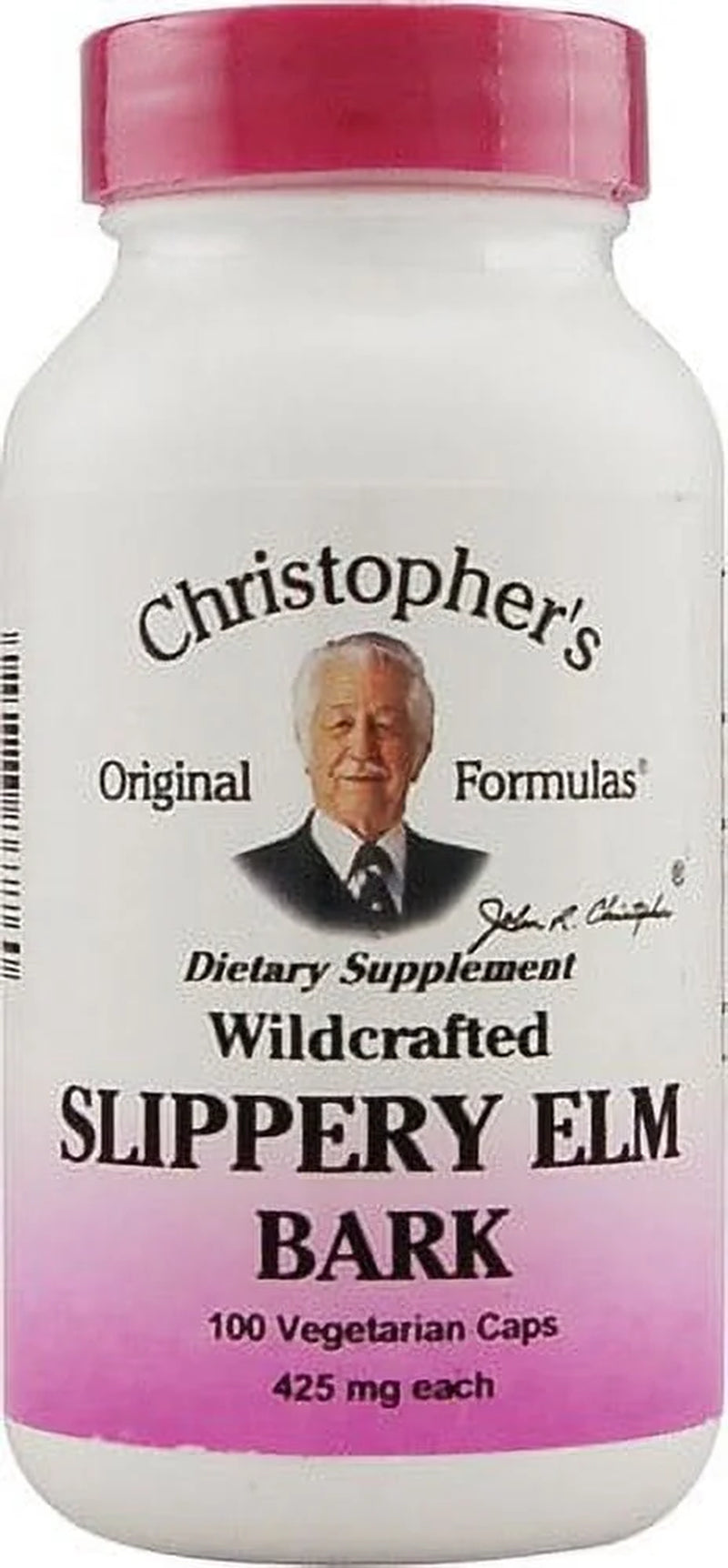 Christopher'S Slippery Elm Bark - 425 Mg - 100 Vegetarian Capsules