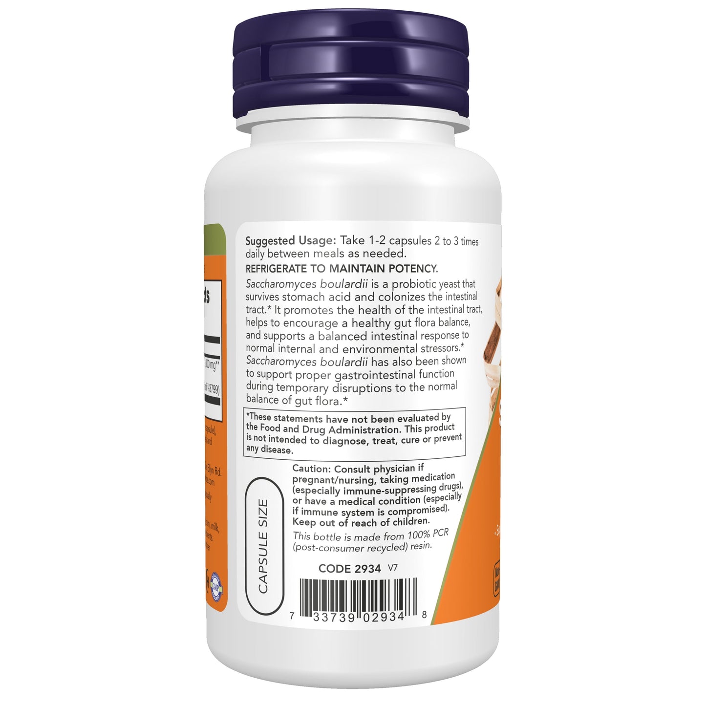 Supplements, Saccharomyces Boulardii, 5 Billion CFU Probiotic, 60 Veg Capsules