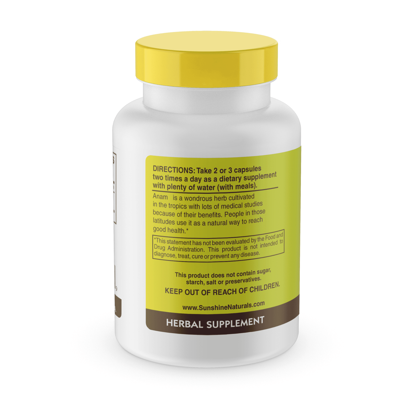 Anamu 450 Mg Capsules, Herbal Dietary Supplement, 100 Ct