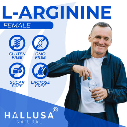 L- Arginine Hcl Supplements 1500 Mg - Amino Acids Supplement - Nitric Oxide Supplements for Men - Amino Energy - Energy Supplements - 60 Capsules