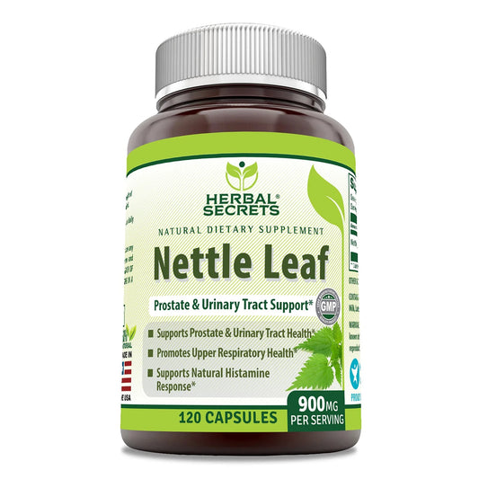 Nettle Leaf 900 Mg per Serving 120 Capsules Supplement