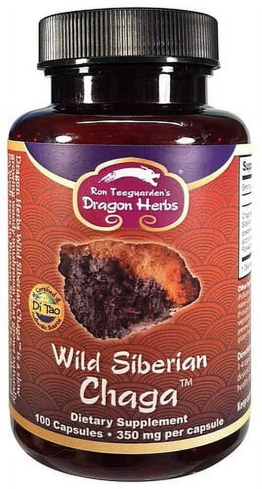 Chaga, Wild Siberian  100 Caps