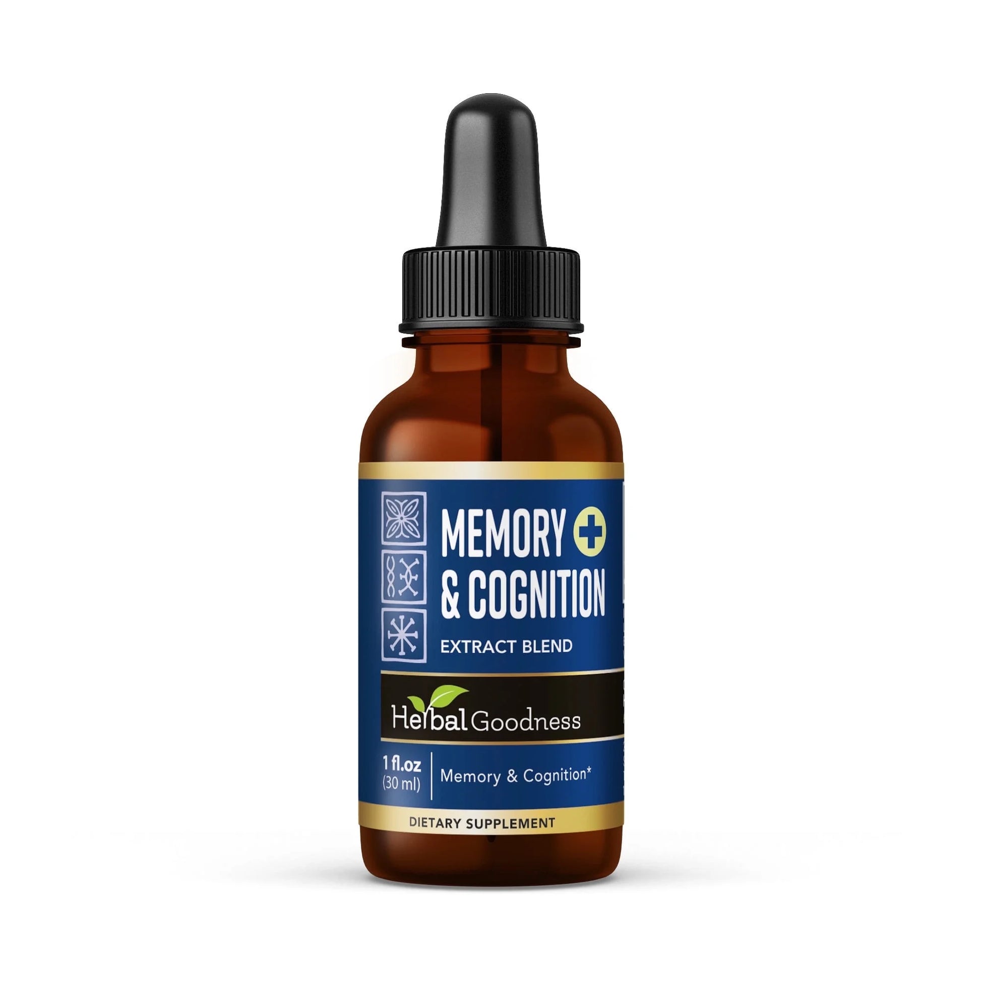 Memory and Cognition - Alpha Brain, Lions Mane Mushroom Brain Supplements for Memory and Focus - 1Oz -