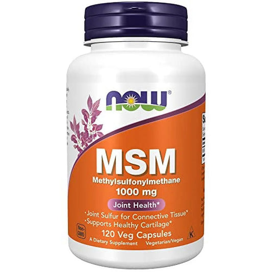 Supplements, MSM (Methylsulfonylmethane) 1,000 Mg, Joint Health*, 120 Veg Capsules