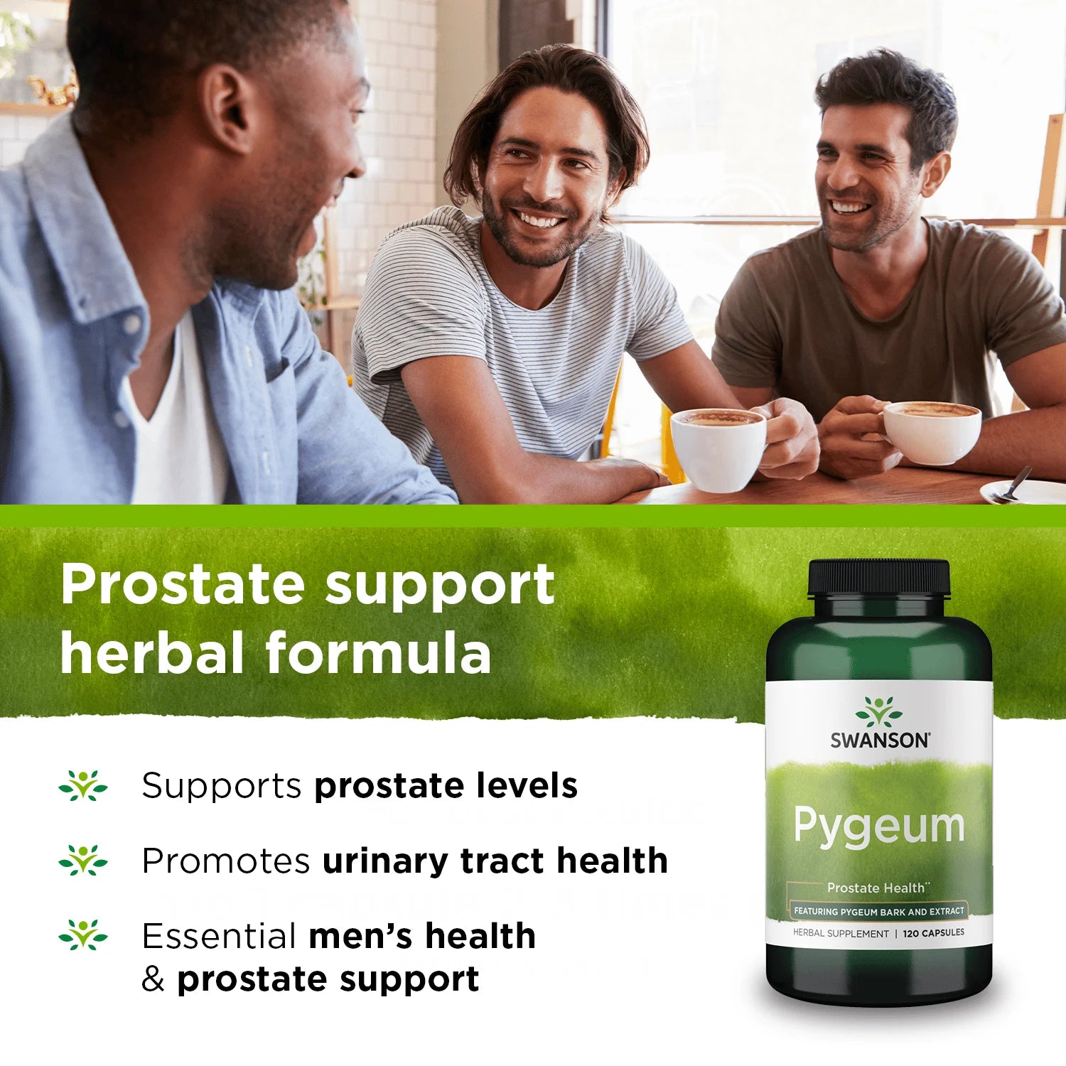 Pygeum - Featuring Pygeum Bark and Extract 120 Caps 2 Pack