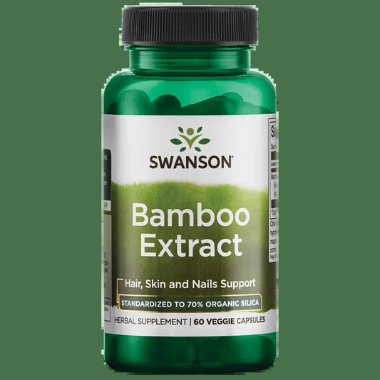 Bamboo Extract Vegetable Capsules, 300 Mg, 60 Count