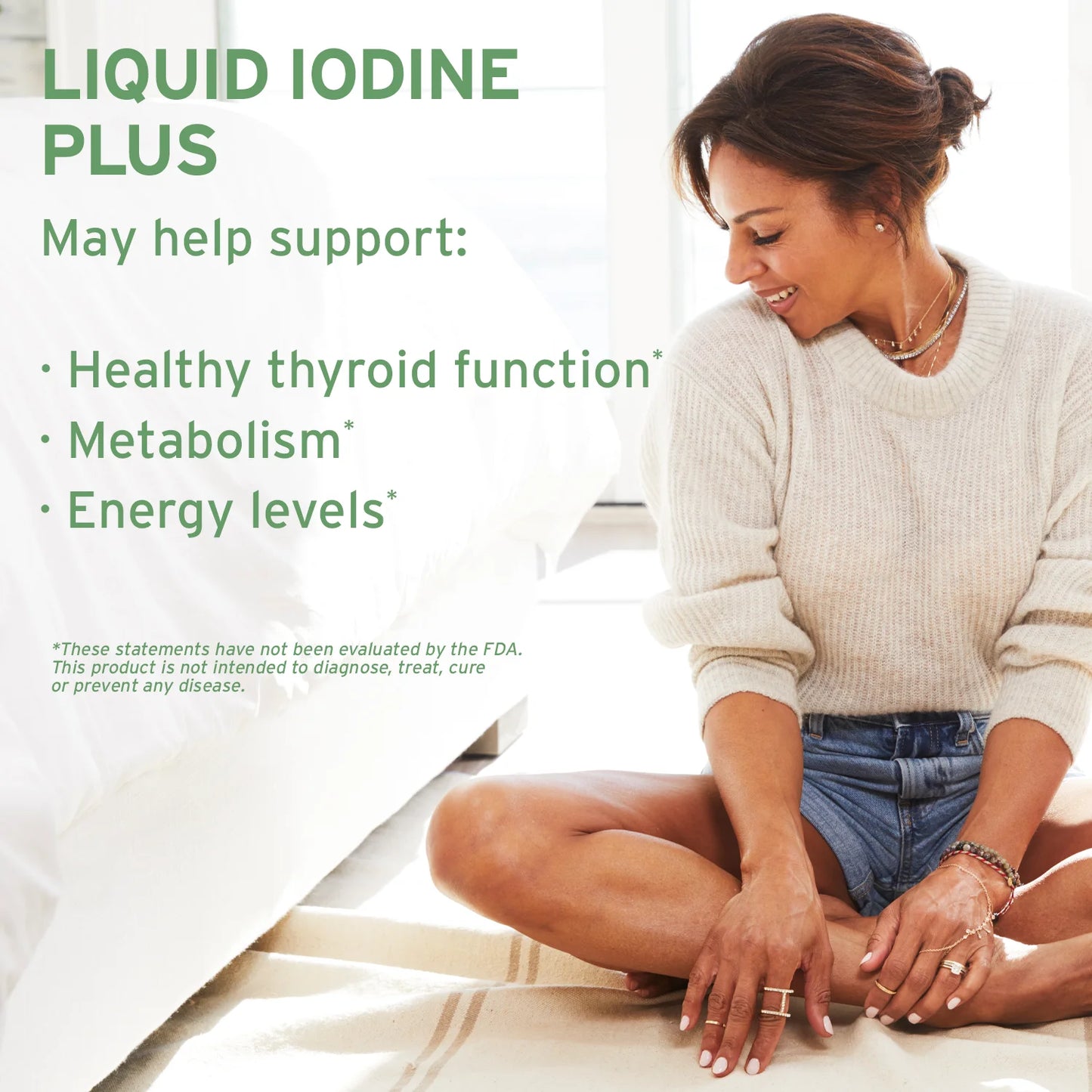 Iodine plus Drops | 150 Mcg Iodine per Serving | Healthy Thyroid, Energy & Metabolism Support | Formulated for High Absorption | 2 Fl Oz