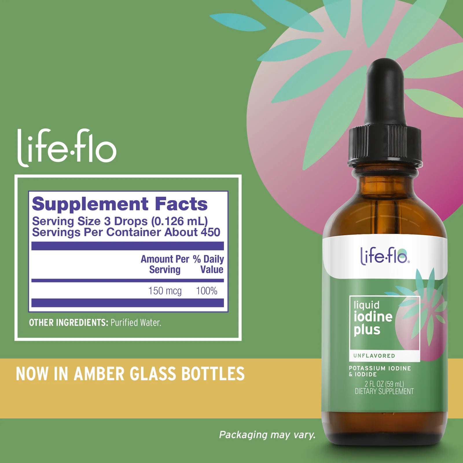 Iodine plus Drops | 150 Mcg Iodine per Serving | Healthy Thyroid, Energy & Metabolism Support | Formulated for High Absorption | 2 Fl Oz