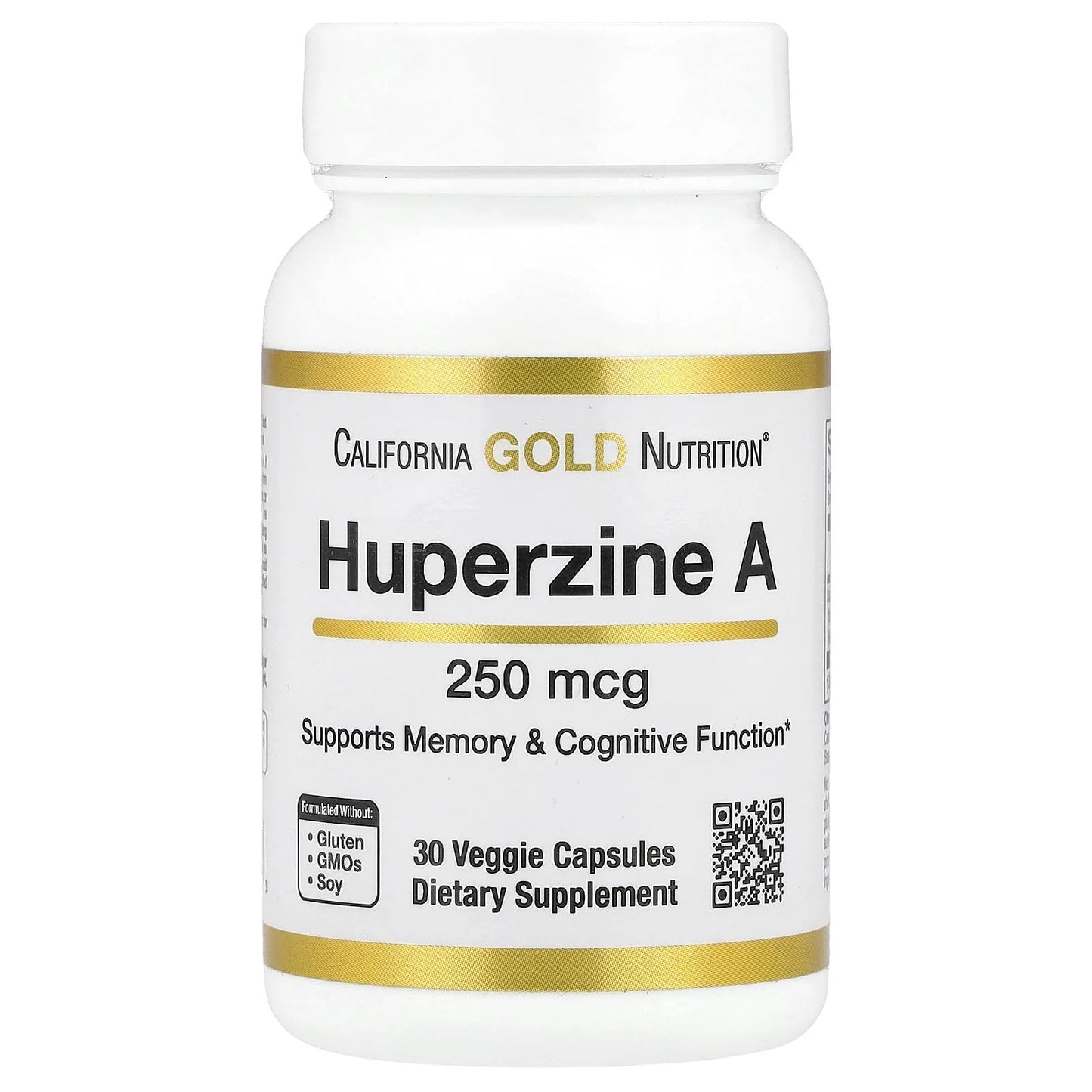 Huperzine A, 250 Mcg, 30 Veggie Capsules