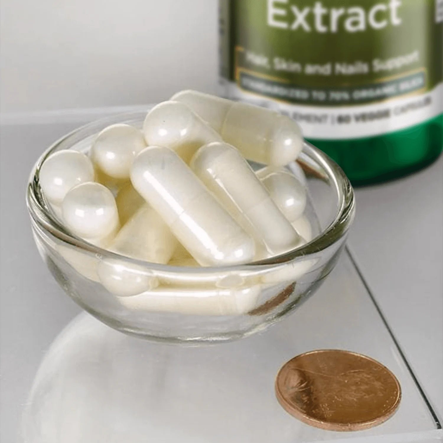 Bamboo Extract Vegetable Capsules, 300 Mg, 60 Count