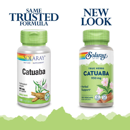 True Herbs, Catuaba, 930 Mg, 100 Vegcaps (465 Mg per Capsule)