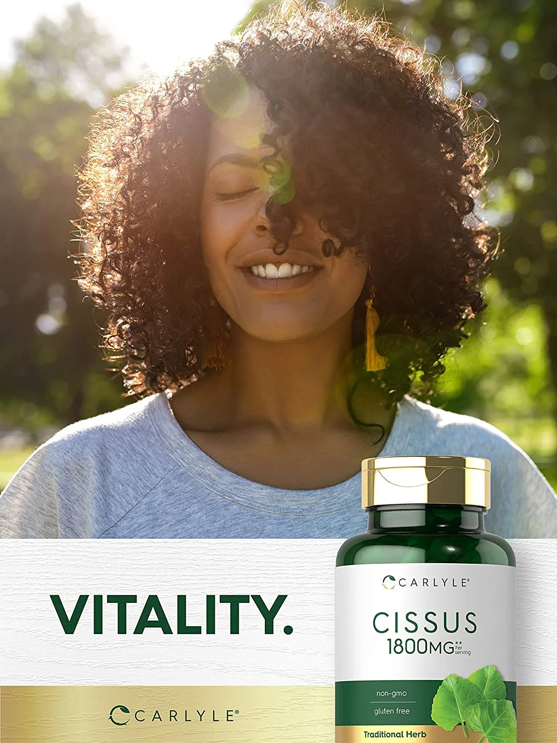Cissus Quadrangularis Extract | 1800Mg | 200 Capsules | by