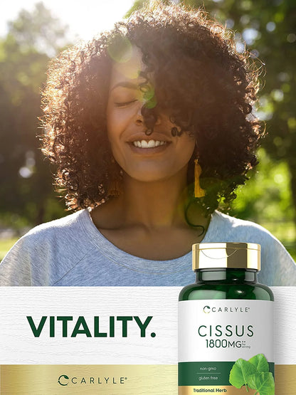Cissus Quadrangularis Extract | 1800Mg | 200 Capsules | by