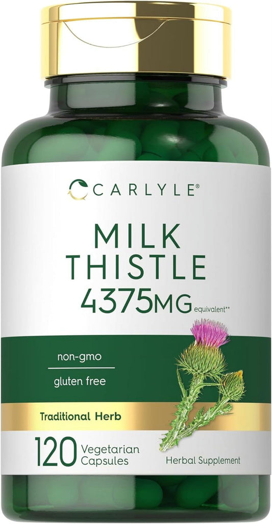Milk Thistle Extract | 4375Mg | 120 Vegetarian Capsules | by
