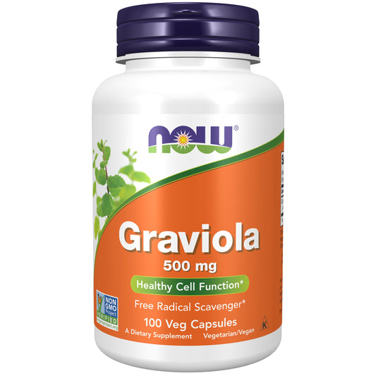 Supplements, Graviola (Annona Muricata) 500 Mg, Healthy Cell Function*, 100 Veg Capsules