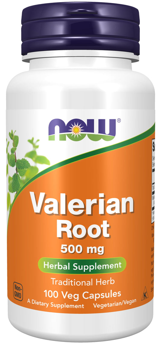 Supplements, Valerian Root (Valeriana Officinalis) 500 Mg, Herbal Supplement, 100 Veg Capsules
