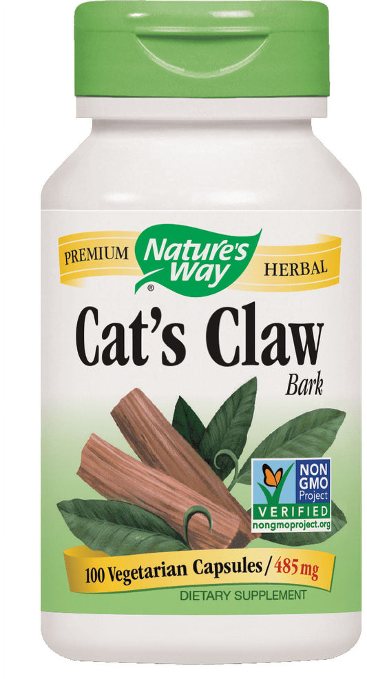 Cats Claw Bark 485 Mg Vegetarian Capsules, 100 Ct