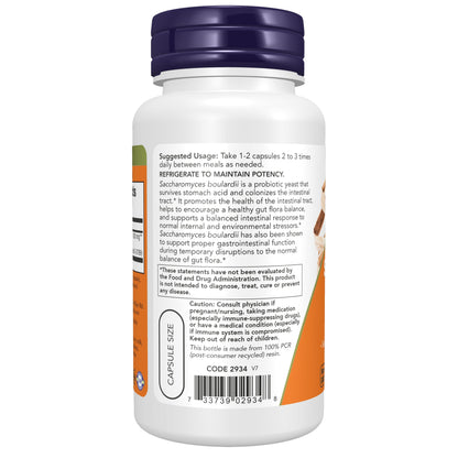 Supplements, Saccharomyces Boulardii, 5 Billion CFU Probiotic, 60 Veg Capsules