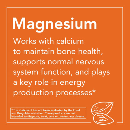 Supplements, Magnesium Citrate, Enzyme Function*, Nervous System Support*, 120 Veg Capsules
