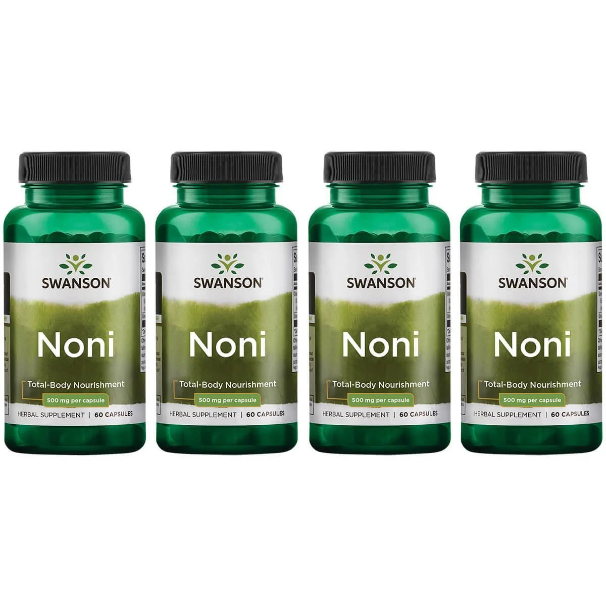 Noni 500 Mg 60 Caps 4 Pack