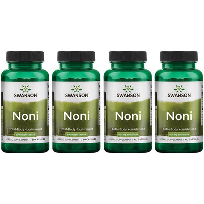Noni 500 Mg 60 Caps 4 Pack