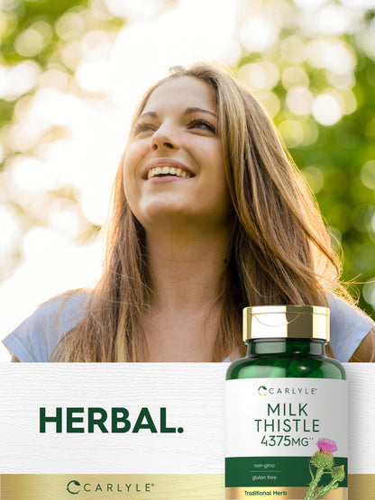 Milk Thistle Extract | 4375Mg | 120 Vegetarian Capsules | by