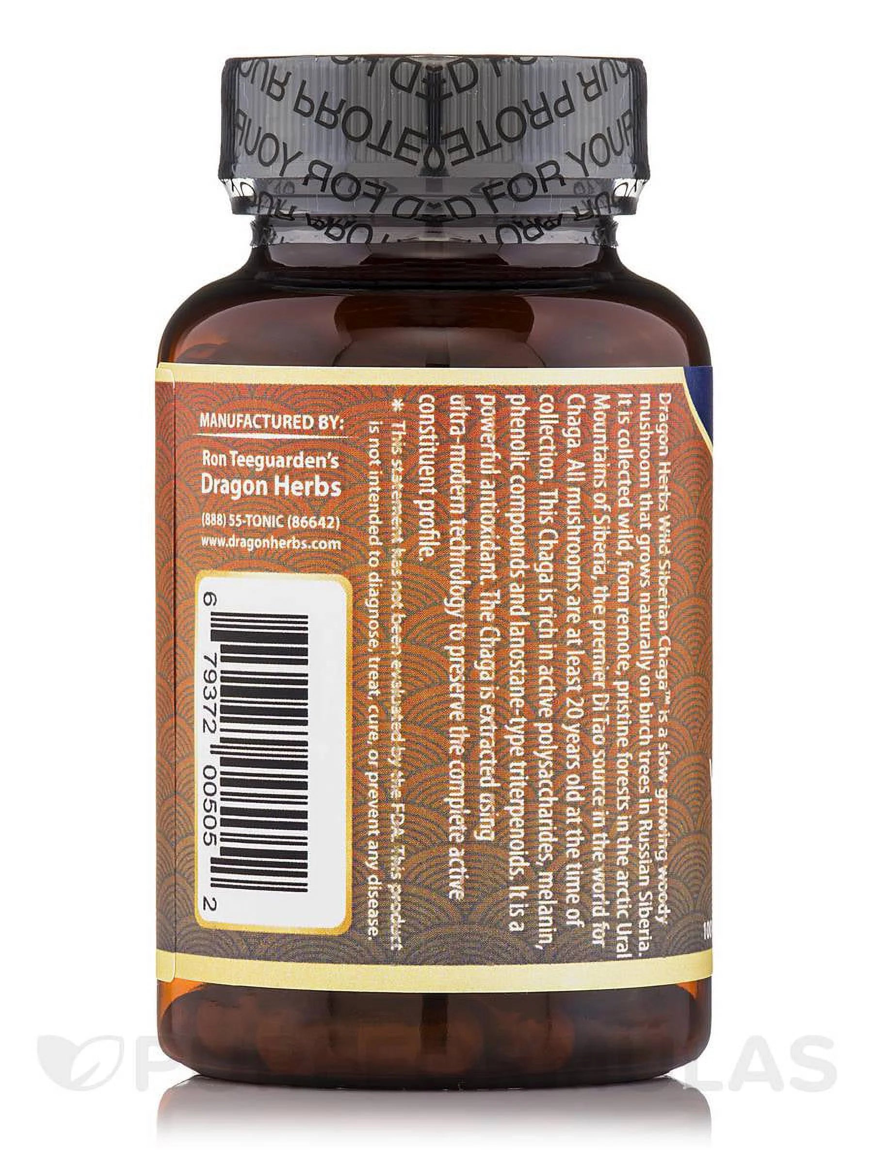 Chaga, Wild Siberian  100 Caps