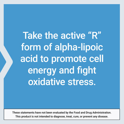 Super R-Lipoic Acid – Longevity Supplement for Oxidative Stress Defense – with 240 Mg of Active R-Form of R-Lipoic Acid – Gluten-Free – Non-Gmo – Vegetarian – 60 Capsules